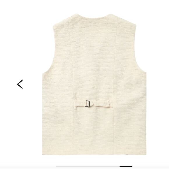 Rag & Bone Charlotte Tweed Vest | Italian Fabric | Size S | New with Tags $398 - Picture 6 of 11